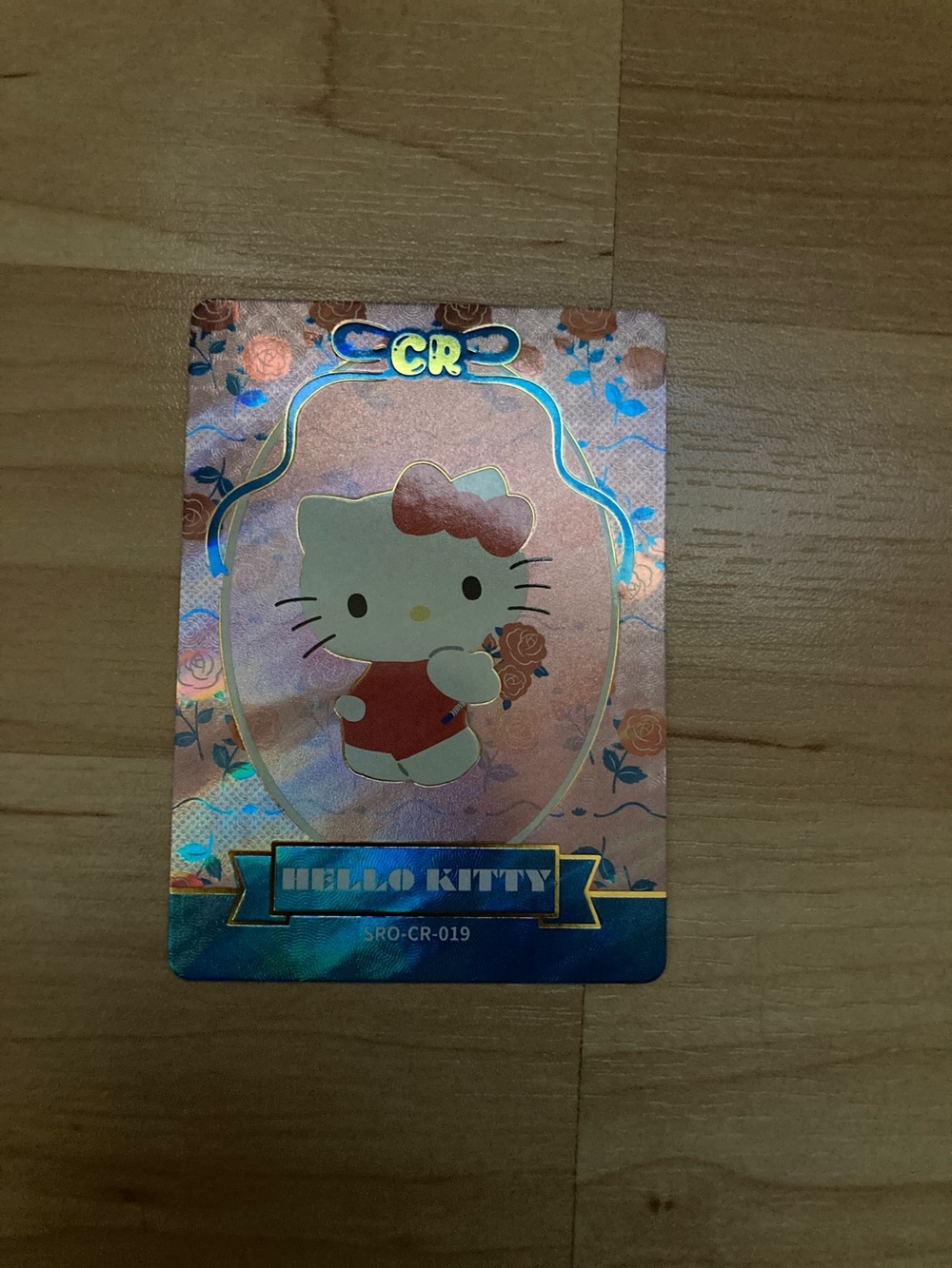 Sanrio Hello Kitty Rose Holographic Phone Card